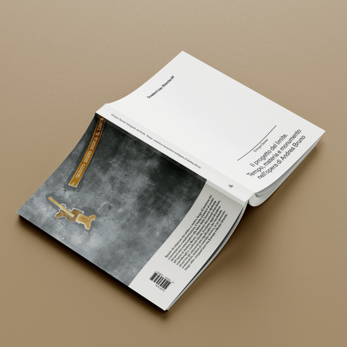 Il progetto del limite. Tempo, materia e monumento nell’opera di Andrea&nbsp;Bruno