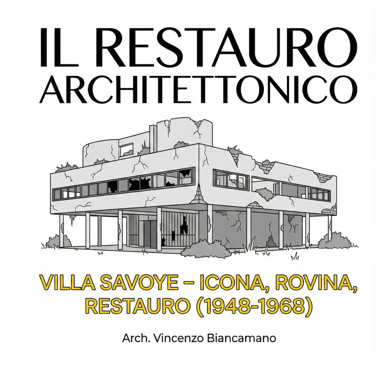 Villa Savoye (1948-1968): Icona,Rovina,Restauro