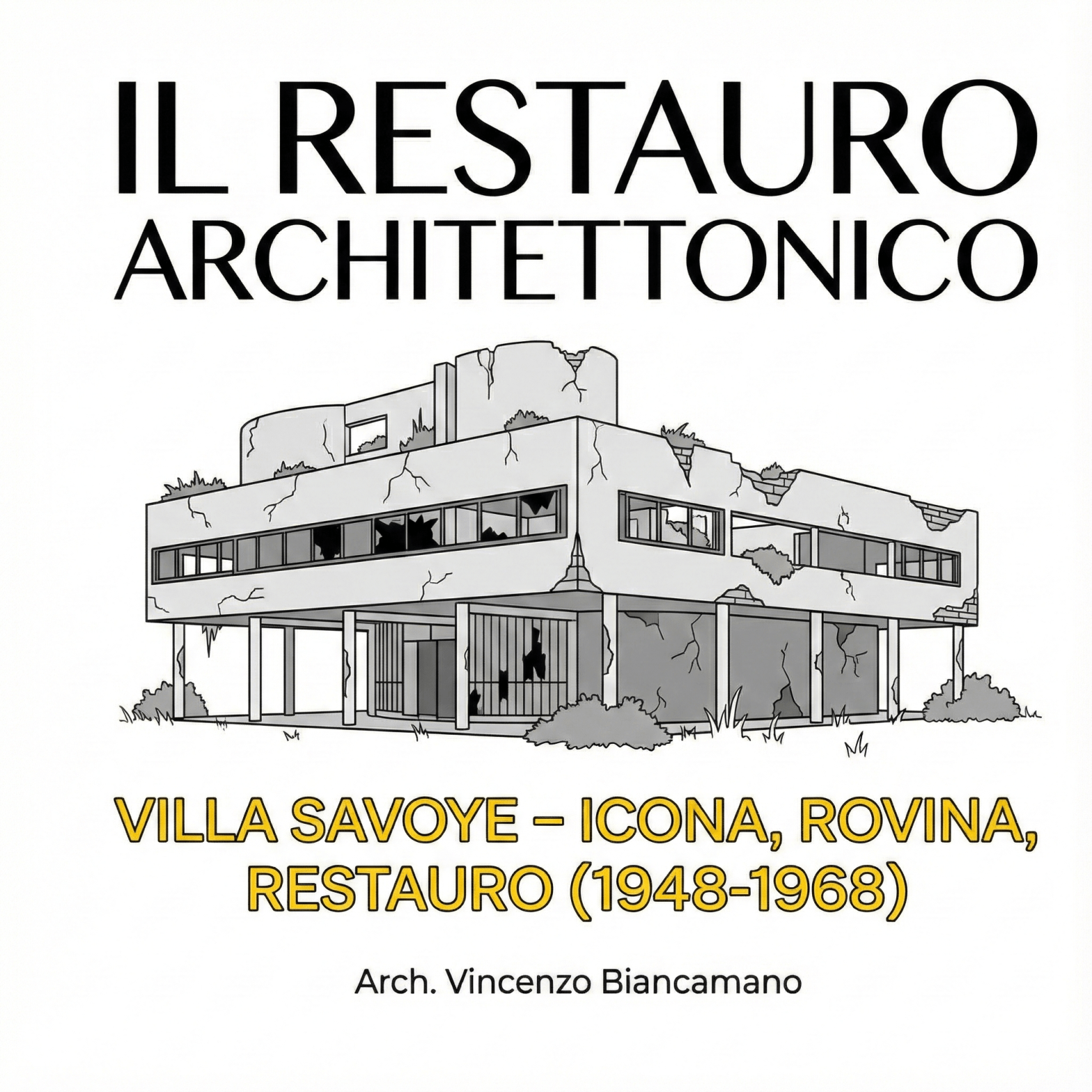 Villa Savoye (1948-1968): Icona,Rovina,Restauro