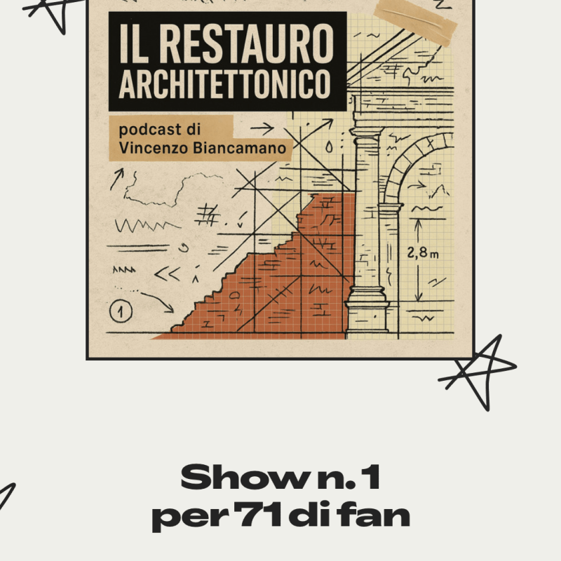 Il Restauro Architettonico: bilancio 2025 e crescita del podcast sul&nbsp;restauro