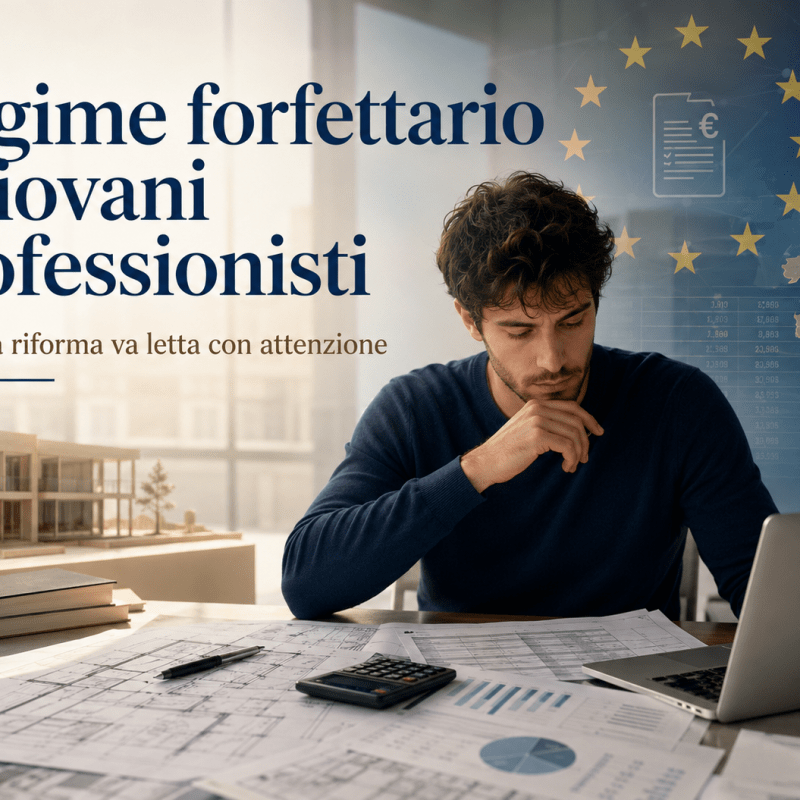 Il regime forfettario non è il problema: il problema è lasciare soli i giovani&nbsp;professionisti