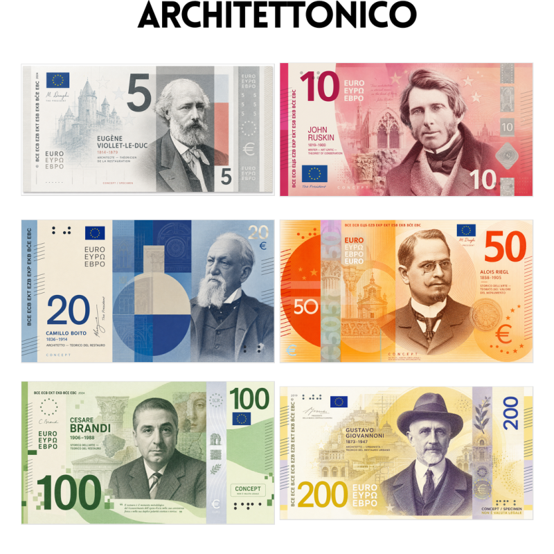 Le banconote del restauro: e se l’euro celebrasse chi ha insegnato a conservare&nbsp;l’Europa?