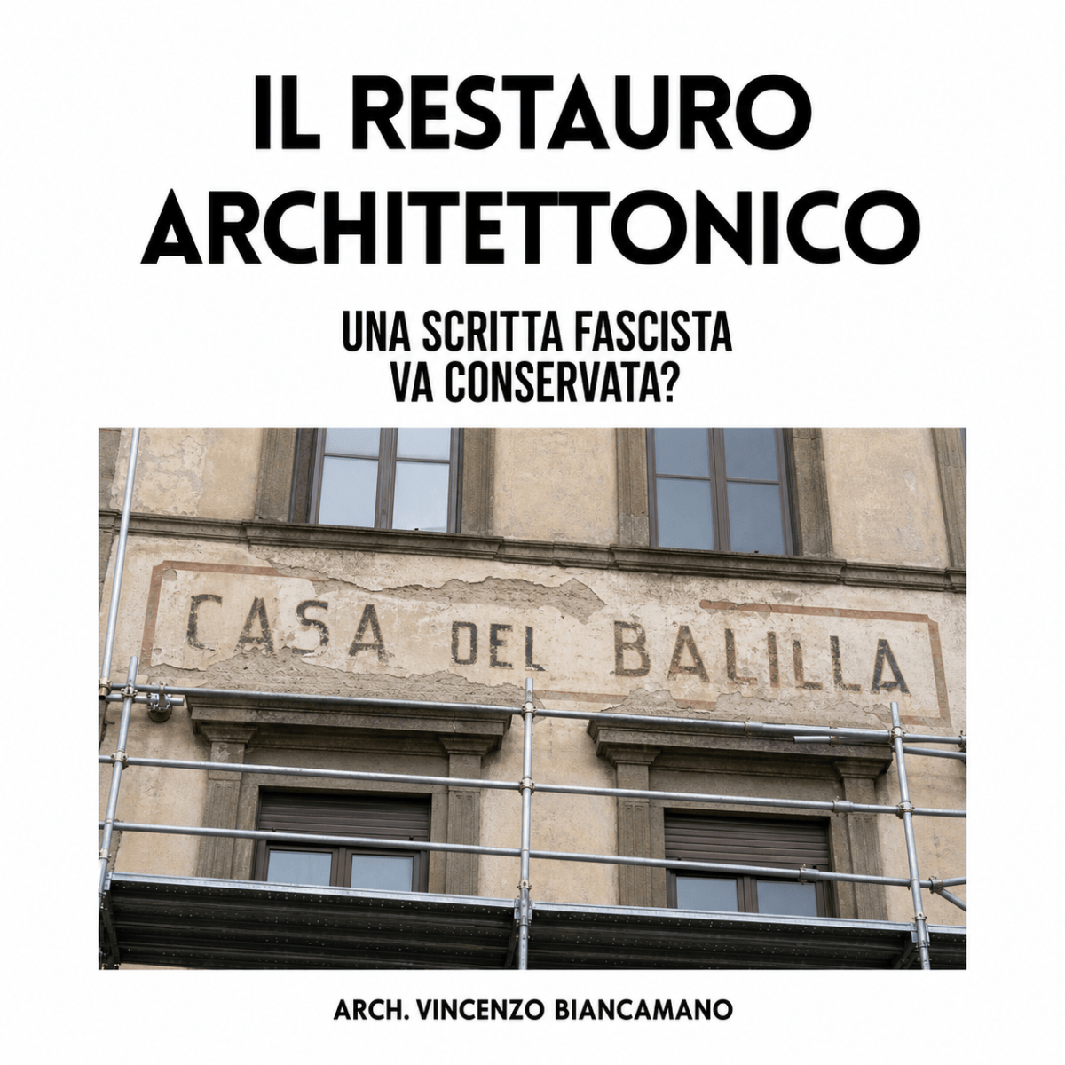 “Casa del Balilla” al Liceo Buratti di Viterbo: conservare significa sempre&nbsp;mostrare?